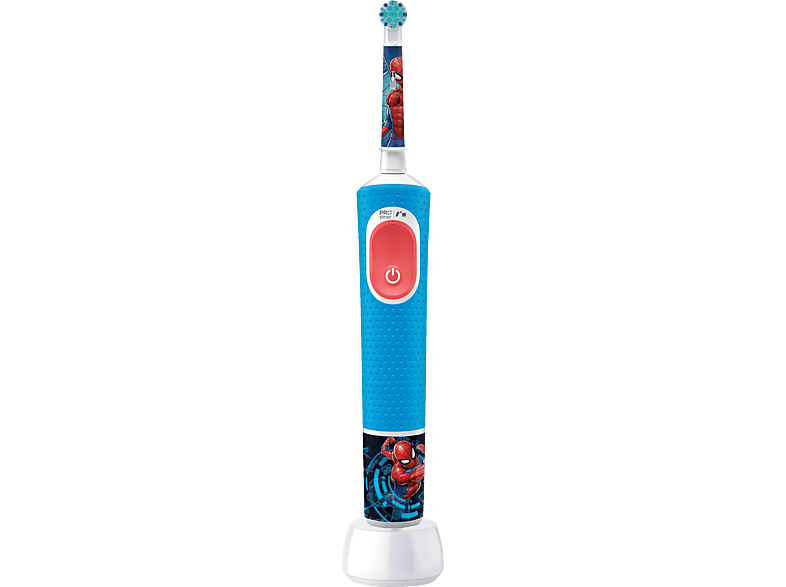 ORAL-B Pro Kids 3+ Spiderman Elektrische Kinderzahnbürste Blau, Reinigungstechnologie: Oszillierend / Rotierend (2D) von ORAL-B