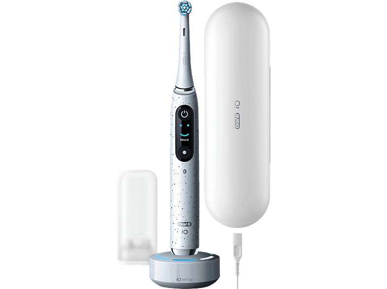 ORAL-B iO 10 Elektrische Zahnbürste White Stardust , Reinigungstechnologie: Mikrovibrationen ORAL-B iO 10 Elektrische Zahnbürste White Stardust , Reinigungstechnologie: Mikrovibrationen von ORAL-B