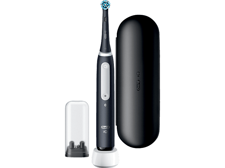 ORAL-B iO 4 mit Reiseetui Elektrische Zahnbürste Black, Reinigungstechnologie: Mikrovibrationen von ORAL-B