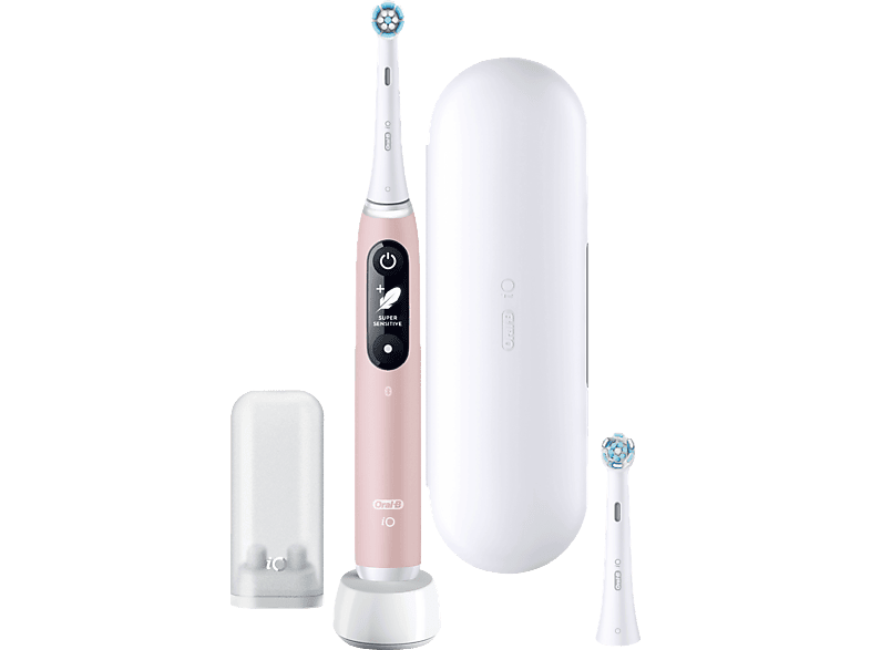 ORAL-B iO 6 Elektrische Zahnbürste Pink sand, Reinigungstechnologie: Mikrovibrationen von ORAL-B