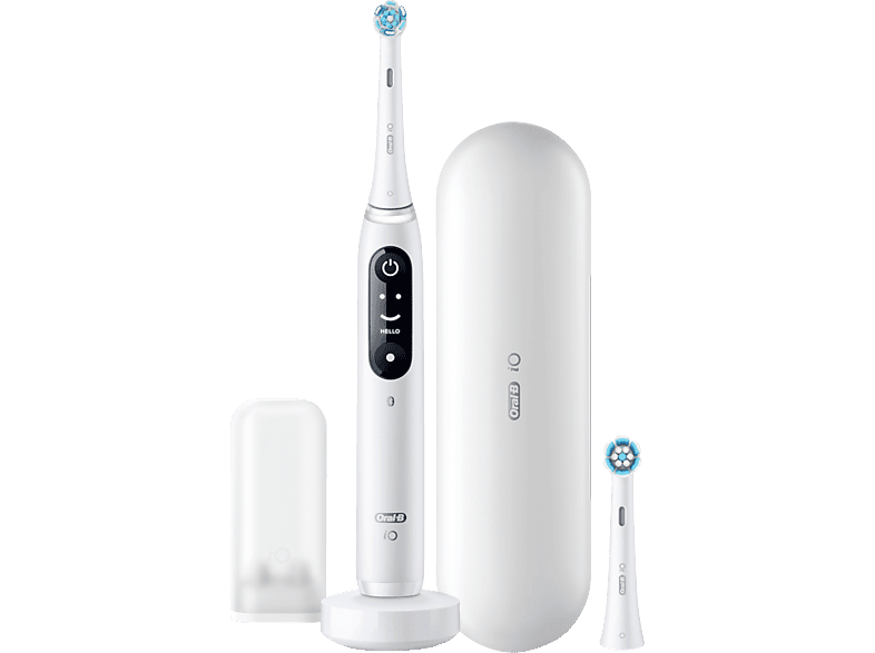 ORAL-B iO 8N Elektrische Zahnbürste White Alabaster, Reinigungstechnologie: Mikrovibrationen ORAL-B iO 8N Elektrische Zahnbürste White Alabaster, Reinigungstechnologie: Mikrovibrationen von ORAL-B