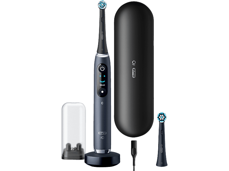 ORAL-B iO 9N Elektrische Zahnbürste Black onyx, Reinigungstechnologie: Mikrovibrationen ORAL-B iO 9N Elektrische Zahnbürste Black onyx, Reinigungstechnologie: Mikrovibrationen von ORAL-B