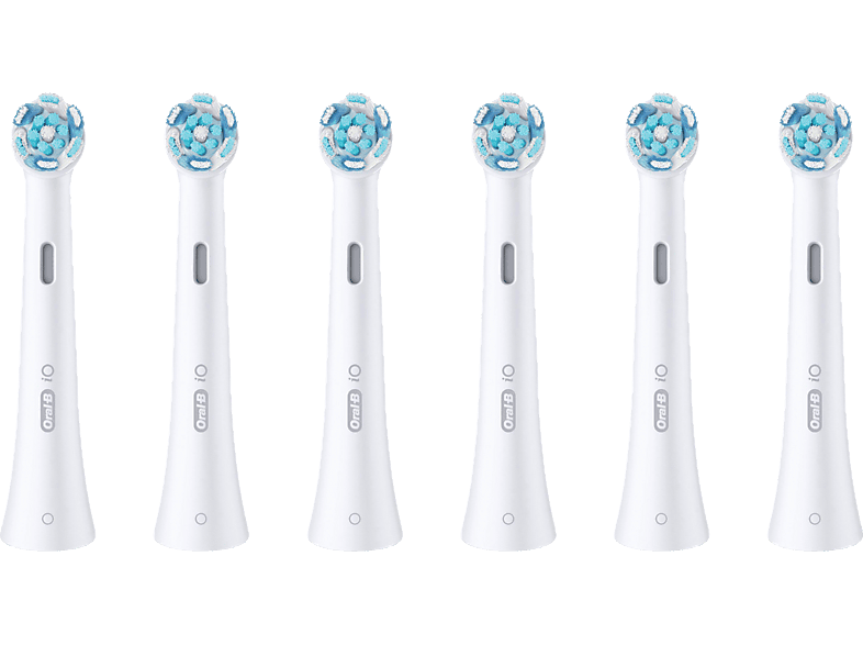 ORAL-B iO Ultimative Reinigung, für elektrische Oral-B Zahnbürsten, 'Borsten-in-Borsten' Bündel, Weiß, 6 Stück Aufsteckbürsten von ORAL-B