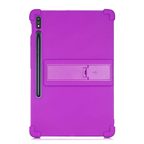 ORANXIN Hülle für Samsung Galaxy Tab S7 Plus 12.4 Zoll - Weich Silikon mit Stand Funktion Stoßfest Gummi Schale Schützend Hüllen für Samsung Galaxy Tab S7 Plus 12.4 Zoll (T970 / T975) 2020 Tablet von ORANXIN