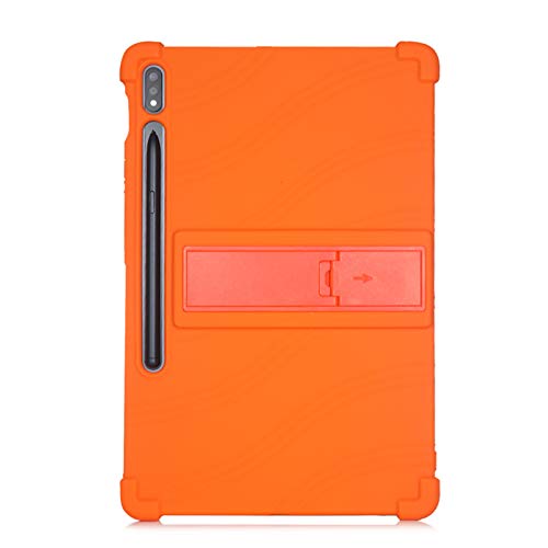 ORANXIN Hülle für Samsung Galaxy Tab S7 Plus 12.4 Zoll - Weich Silikon mit Stand Funktion Stoßfest Gummi Schale Schützend Hüllen für Samsung Galaxy Tab S7 Plus 12.4 Zoll (T970 / T975) 2020 Tablet von ORANXIN