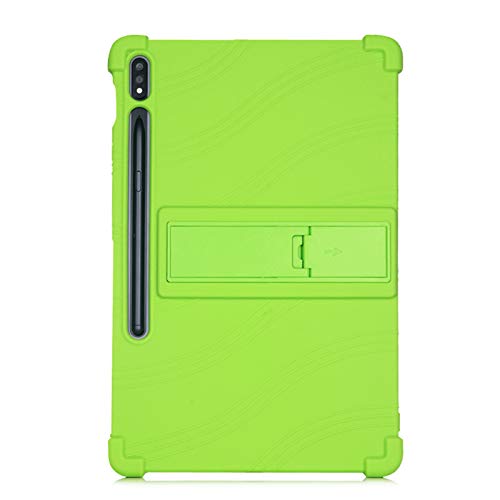 ORANXIN Hülle für Samsung Galaxy Tab S7 Plus 12.4 Zoll - Weich Silikon mit Stand Funktion Stoßfest Gummi Schale Schützend Hüllen für Samsung Galaxy Tab S7 Plus 12.4 Zoll (T970 / T975) 2020 Tablet von ORANXIN