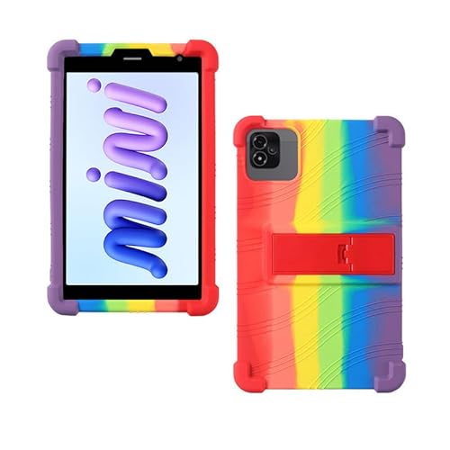 ORANXIN Hüllen für ITEL Vista Tab 10mini Modell P08002L Tablet 8 Zoll Silikon Stoßfest Einstellbar Ständer Gummi Weiche Shell Schützend Hülle von ORANXIN