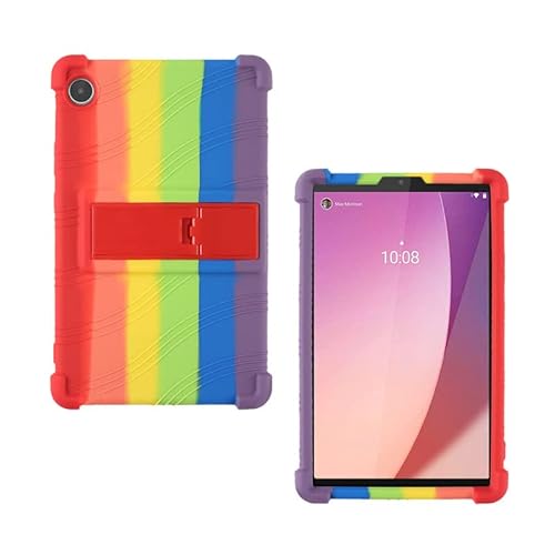 ORANXIN Hüllen für Lenovo Tab M8 4th Gen - Weich Silikon Stoßfest Leicht Einstellbar Ständer Gummi Shell Schützend Hülle für Lenovo Tab M8 4th Gen TB-300FU 8 Zoll Tablet 2023 von ORANXIN