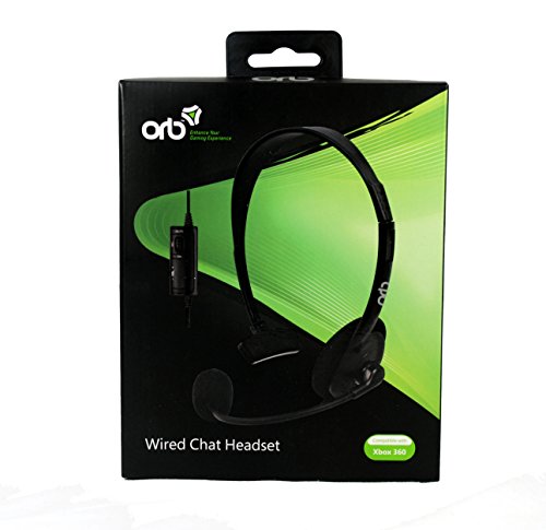 Xbox 360 - Wired Headset Black [UK Import] von ORB