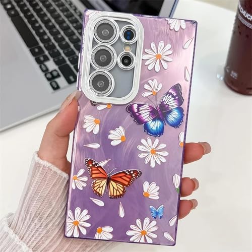 ORBANA Butterfly Hard Pc Laser Back Cover (Für Samsung A16 5G/HU2) von ORBANA