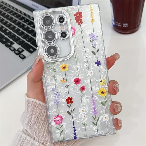 ORBANA Florale Hart-PC-Laser-Rückseite (für Samsung S25 Plus/SH6) von ORBANA
