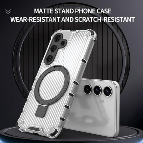 ORBANA Hülle für Galaxy S24, luxuriöse magnetische Metallhalterung, transparente Präzisionslochlinse, Schutzhülle, Lila, für Galaxy S24 ORBANA Hülle für Galaxy S24, luxuriöse magnetische Metallhalterung, transparente Präzisionslochlinse, Schutzhülle, Lila, für Galaxy S24 von ORBANA