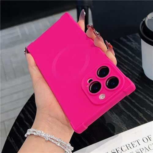 ORBANA Hülle für iPhone 13 Pro Max, luxuriös, matt, weich, mit Schutzfolie für magnetische kabellose Ladehülle (für iPhone 13 Pro Max/6) von ORBANA
