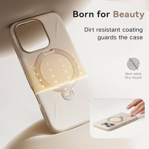 ORBANA Hülle für iPhone 13ProMax (6,7 Zoll), 360° drehbarer Fusion-Ständer, Gold, für iPhone 13ProMax (6,7 Zoll) von ORBANA