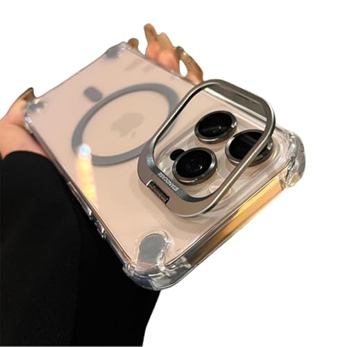 ORBANA Luxuriöser Objektivhalter mit magnetischem Ständer und transparenter Schutzhülle (für iPhone 12 Pro Max/Gary) von ORBANA
