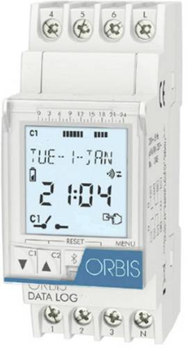 ORBIS Zeitschalttechnik DATA LOG 230V Hutschienen-Zeitschaltuhr digital 250 V/AC von ORBIS Zeitschalttechnik