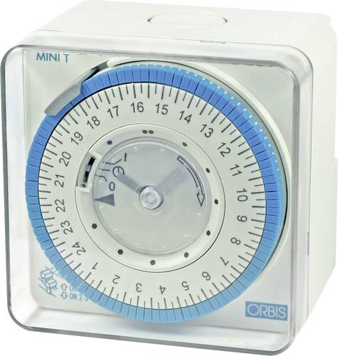 ORBIS Zeitschalttechnik MINI T-D 230V Aufputz-Zeitschaltuhr analog 120 V/AC, 230 V/AC von ORBIS Zeitschalttechnik