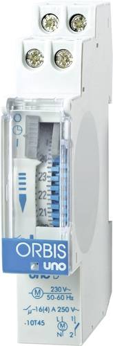 ORBIS Zeitschalttechnik UNO D 230V Hutschienen-Zeitschaltuhr analog 230 V/AC ORBIS Zeitschalttechnik UNO D 230V Hutschienen-Zeitschaltuhr analog 230 V/AC von ORBIS Zeitschalttechnik