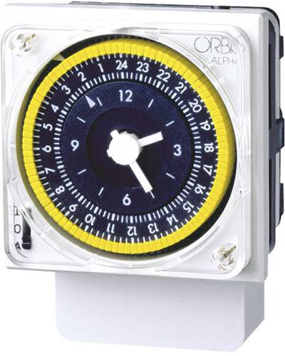 ORBIS Zeitschalttechnik Zeitschaltuhr für Hutschiene Betriebsspannung: 230 V/AC ALPHA D 1 Wechsler von ORBIS Zeitschalttechnik