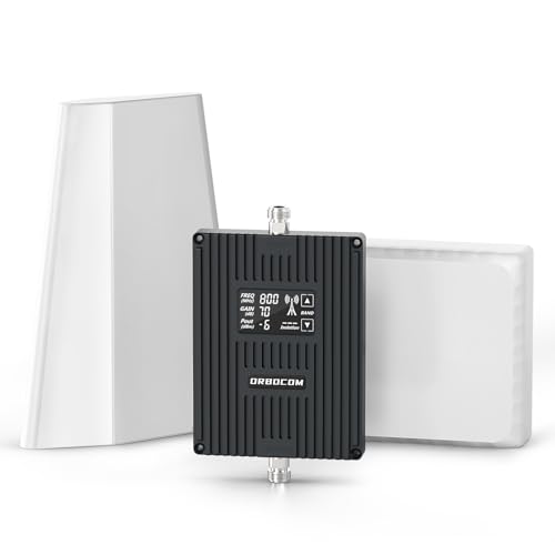 ORBOCOM Mobilfunk Signalverstärker Band 20/1/3/7/8 LTE Verstärker mit Bildschirm GSM Repeater mit Hoher Verstärkung Für Den Heimgebrauch Unterstützt Alle Deutschen Betreiber Vodafone O2 ORBOCOM Mobilfunk Signalverstärker Band 20/1/3/7/8 LTE Verstärker mit Bildschirm GSM Repeater mit Hoher Verstärkung Für Den Heimgebrauch Unterstützt Alle Deutschen Betreiber Vodafone O2 von ORBOCOM
