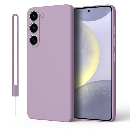 ORDA Hülle Kompatibel mit Samsung Galaxy S24 Plus 5G, Matte Ultra Dünn Soft Silikon Case, Kameraschutz Stoßfest TPU Handyhülle für Samsung Galaxy S24 Plus/S24+ Anti-Kratzer Schutzhülle Cover Lila von ORDA