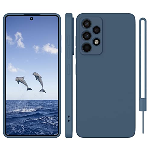 ORDA Hülle für Samsung Galaxy A53 5G Silikon Case, Hanyhülle für Samsung A53 Case Dünn mit Microfiber, Kameraschutz und Bildschirmschutz, Kratzfeste Hülle für Samsung Galaxy A53 5G 2022 Blau ORDA Hülle für Samsung Galaxy A53 5G Silikon Case, Hanyhülle für Samsung A53 Case Dünn mit Microfiber, Kameraschutz und Bildschirmschutz, Kratzfeste Hülle für Samsung Galaxy A53 5G 2022 Blau von ORDA