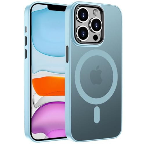 ORDA für iPhone 11 Pro Hülle Kompatibel mit MagSafe,Magnetisch Handyhülle für iPhone 11 Pro Case Durchscheinende Matt Cover Rückseite Dünn Stoßfest Schutzhülle hellblau ORDA für iPhone 11 Pro Hülle Kompatibel mit MagSafe,Magnetisch Handyhülle für iPhone 11 Pro Case Durchscheinende Matt Cover Rückseite Dünn Stoßfest Schutzhülle hellblau von ORDA