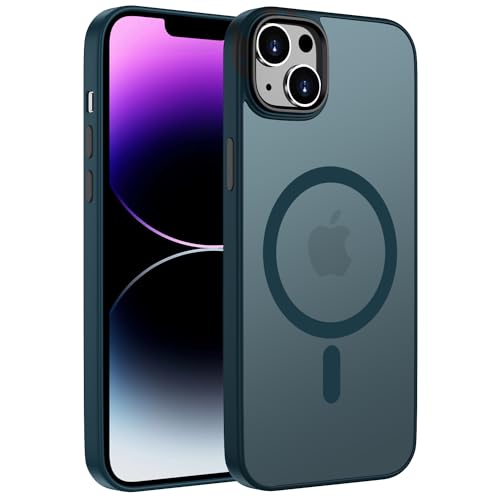 ORDA für iPhone 14 Plus Hülle 6.7 Zoll Kompatibel mit MagSafe,Magnetisch Handyhülle für iPhone 14 Plus Case Durchscheinende Matt Rückseite Dünn Stoßfest Schutzhülle Dunkel Blau ORDA für iPhone 14 Plus Hülle 6.7 Zoll Kompatibel mit MagSafe,Magnetisch Handyhülle für iPhone 14 Plus Case Durchscheinende Matt Rückseite Dünn Stoßfest Schutzhülle Dunkel Blau von ORDA