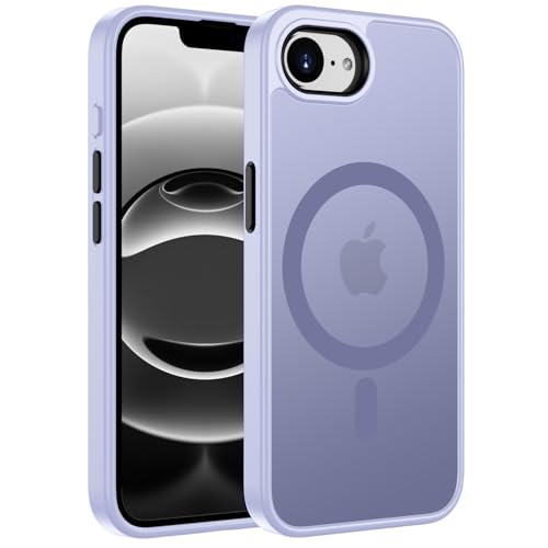 ORDA für iPhone 16e Hülle Kompatibel mit MagSafe,Magnetisch Handyhülle für iPhone 16e Case Durchscheinende Matt Rückseite Dünn Stoßfest Schutzhülle Hellviolett ORDA für iPhone 16e Hülle Kompatibel mit MagSafe,Magnetisch Handyhülle für iPhone 16e Case Durchscheinende Matt Rückseite Dünn Stoßfest Schutzhülle Hellviolett von ORDA