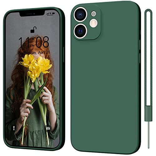 ORDA iPhone 11 Hülle Silikon (6.1 iPhone 11 (2019) Soft Gel Rubber Cover Ultra Slim Case Anti-Scratch Compatible with iPhone 11 Case Matte Green von ORDA
