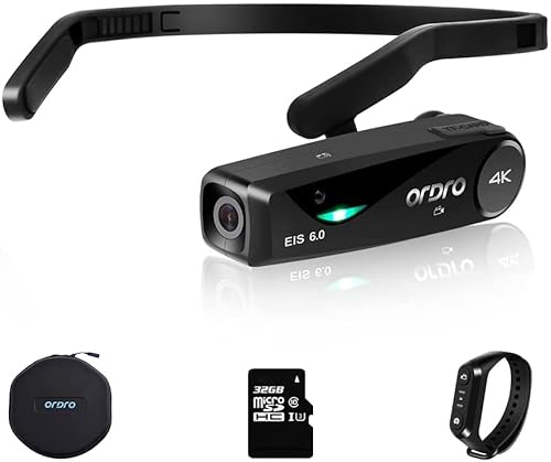 ORDRO EP6 4K Camcorder Lightweight Head Videokamera 130° Winkel Full HD 1080P 60FPS EIS 6.0 Anti-Shake YouTube Vlogging WiFi Kamera Recorder mit Fernbedienung, Tragetasche und 32G Memory Karte ORDRO EP6 4K Camcorder Lightweight Head Videokamera 130° Winkel Full HD 1080P 60FPS EIS 6.0 Anti-Shake YouTube Vlogging WiFi Kamera Recorder mit Fernbedienung, Tragetasche und 32G Memory Karte von ORDRO