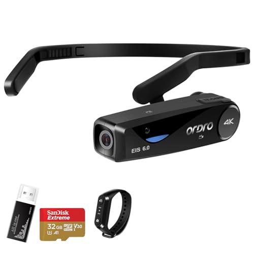 ORDRO EP6 Plus 4K Kopfmontierte Kamera Freihändiger Leichter tragbarer Mini-Camcorder ORDRO EP6 Plus 4K Kopfmontierte Kamera Freihändiger Leichter tragbarer Mini-Camcorder von ORDRO