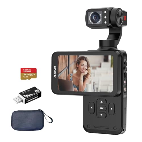 ORDRO M5 3-Achsen-Stabilisierung Videokamera 5K, Vlogging-Kamera mit 3.5" Flip Bildschirm 120° Sichtfeld, Gesichtsverfolgung, Zeitraffer, Slow Motion, IR Nachtsicht Videokamera für Reisen, Outdoor ORDRO M5 3-Achsen-Stabilisierung Videokamera 5K, Vlogging-Kamera mit 3.5" Flip Bildschirm 120° Sichtfeld, Gesichtsverfolgung, Zeitraffer, Slow Motion, IR Nachtsicht Videokamera für Reisen, Outdoor von ORDRO