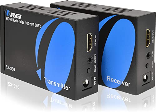 OREI EX-330 HDMI Extender Signal via a Single CAT5e/CAT6 Ethernet Cable up to 330 von OREI