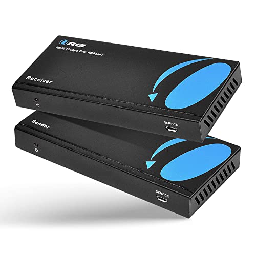 Orei EX-230UHD UltraHD Extender über HDBaseT 18 Gbit/s über CAT 5/6/7 Ethernet-Kabel – IR-Signal – 60 m @ 1080p – 4 K 60 Hz von OREI