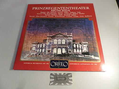 AA.VV.: Prinzregententheater Munchen (Historical Live Recordings 1947-1962) -- ORFEO (1985)Various performers-ORF S 120842-Vinyl LP-ORFEO - Germania-WAGNER Richard (Germania); STRAUSS Richard (Austria); MOZART Wolfgang Amadeus (Austria)-BERGER Erna (soprano); DALBERG Friedrich; GEDDA Nicolai (tenore); GOLTZ Christel (soprano); GRUMMER Elisabeth (soprano); SCHECH Marianne (soprano); SOLTI Georg (dir - pianoforte); VOLKER Franz (tenore) von ORF