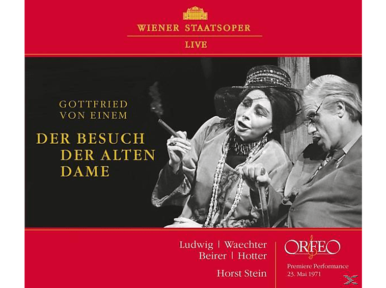 Christa Ludwig, Hans Beirer, Hotter, Heinz Zednik, VARIOUS, Eberhard Waechter, Manfred Jungwirth, Chor & Orchester Der Wiener Staatsoper - Besuch der alten Dame (CD) von ORFEO D OR