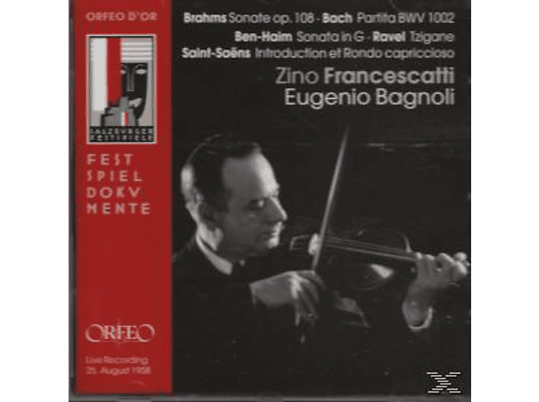 Francescatti - Sonate op.108,Partita BWV 1002,Sonata In G,Tzigan (CD) von ORFEO D OR