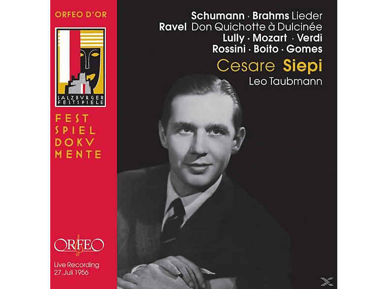 Leo Taubman, Cesare Siepi - Lieder:Amadis/Heimweh/Don Quichotte a Dulcinee/+ (CD) von ORFEO D OR