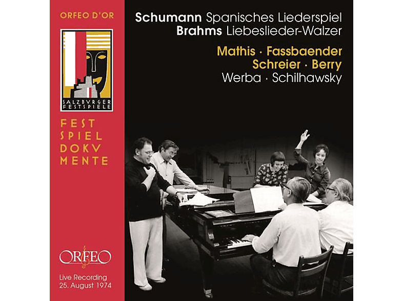 Mathis, Fassbaender, Schreier, Schilhawsky, Werba - Liebeslieder (CD) von ORFEO D OR