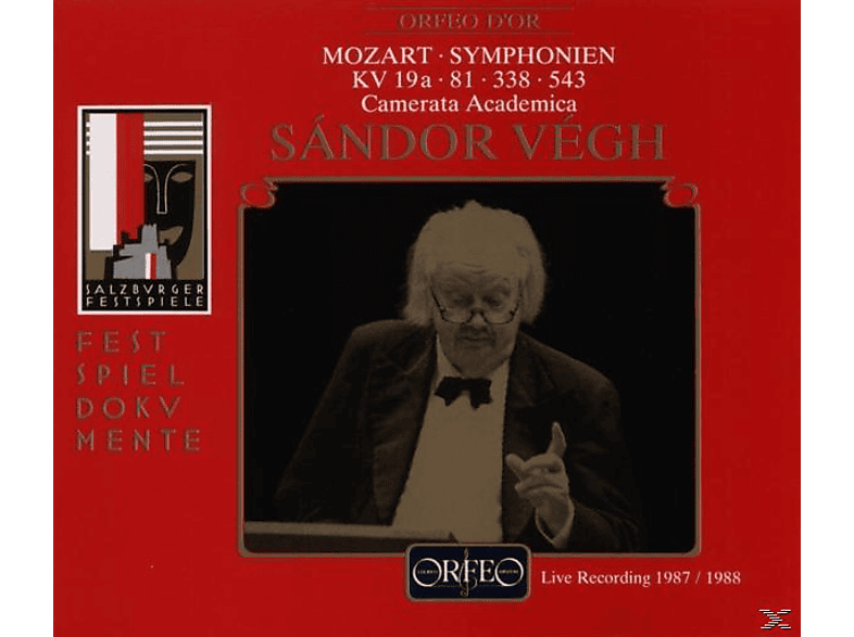 Sandor & Camms Vegh - Sinfonien KV 19a/81/338/543 (CD) von ORFEO D OR