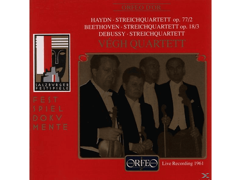 Vegh Quartett - Haydn: Streichquartett Op. 77/2 / Beethoven: Op.18/3 Debussy: (CD) von ORFEO D OR