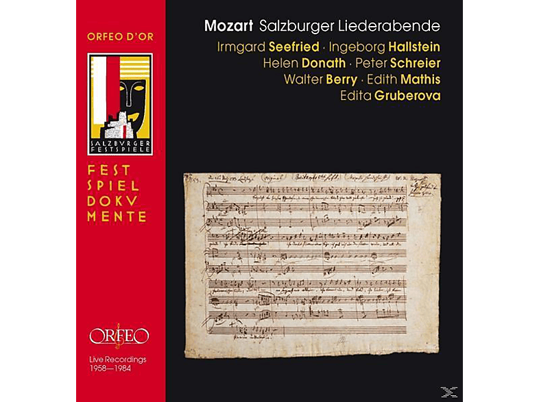 Werba - Mozart-Lieder:Salzburg 1958-1984 (CD) von ORFEO D OR