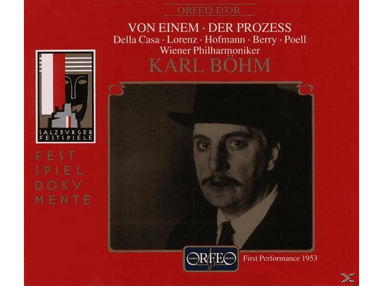 Wiener Philharmoniker, Walter Berry, Max Lorenz, Peter Klein, Lisa Della Casa - Der Prozess (CD) von ORFEO D OR