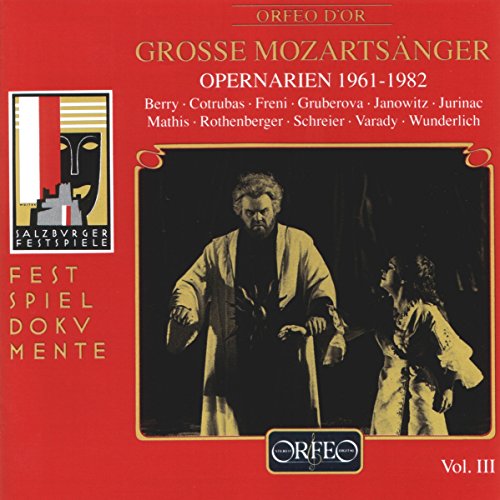 Große Mozartsänger Vol. 3 (Opernarien 1961-1982) von ORFEO - GERMANIA