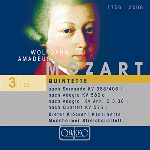 Quintette KV 406/575/KV 575/Adagio Nach KV 580a/+ von ORFEO - GERMANIA