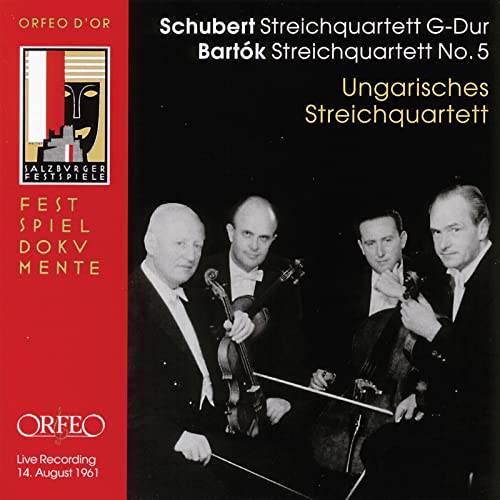 Streichquartette d 887/No.5 Sz 102 von ORFEO - GERMANIA