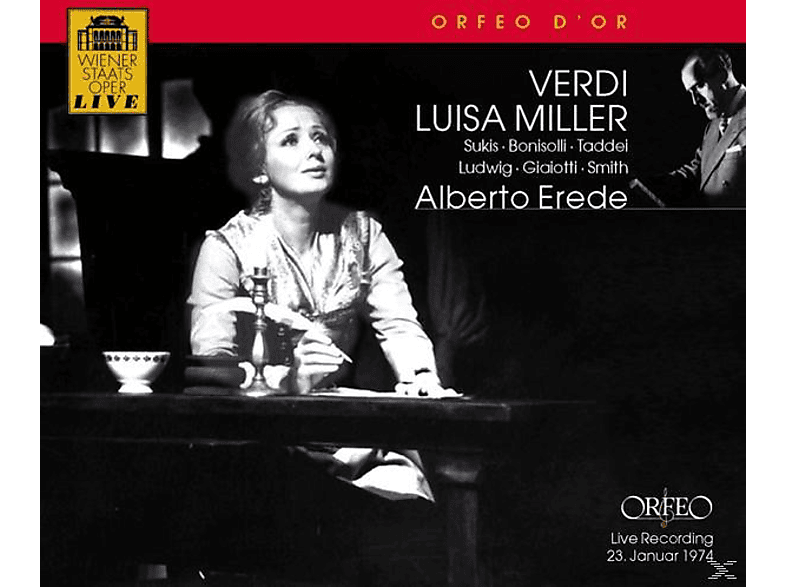 Bonisolli Sukis, Ludwig Taddei, Erede Giaiotti - Luisa Miller (CD) von ORFEO