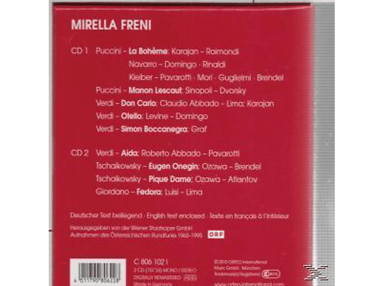 Mirella Freni, Orchester Der Wiener Staatoper, VARIOUS - Freni: Live Recordings 1963-1995 (CD) von ORFEO