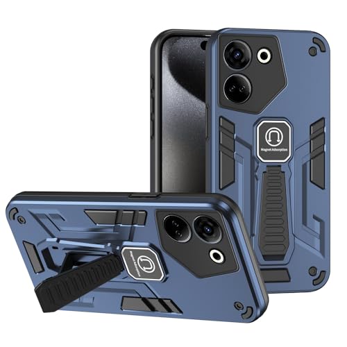 Handyhülle Hülle kompatibel mit Tecno Camon 20 Pro 4G/Camon 20 4G mit integriertem Ständer, sturzsichere Ganzkörper-Schutzhülle in Militärqualität aus TPU-Gummi und harte PC-Telefonhülle Handyrückseit Handyhülle Hülle kompatibel mit Tecno Camon 20 Pro 4G/Camon 20 4G mit integriertem Ständer, sturzsichere Ganzkörper-Schutzhülle in Militärqualität aus TPU-Gummi und harte PC-Telefonhülle Handyrückseit von ORGCIUFB